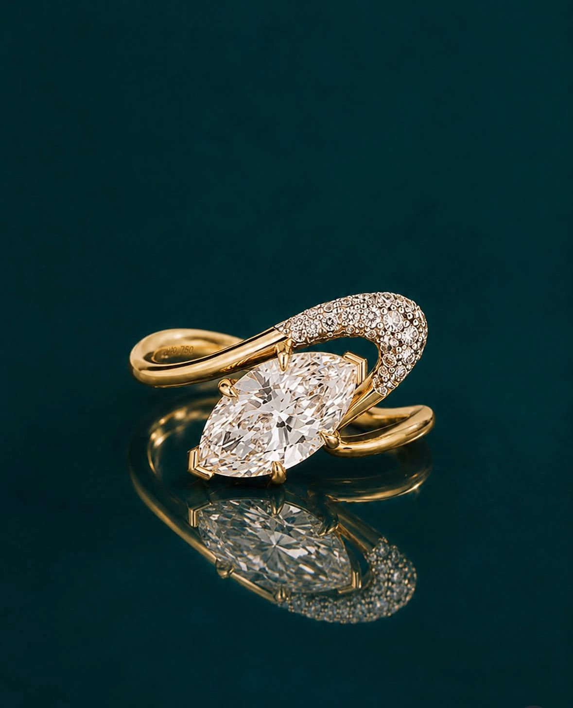 Ring on flower